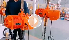 雙速15臺辰力電動葫蘆測試完畢，準備打包發貨